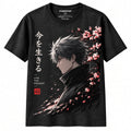 Classic Unisex T-Shirt Anime Blossom Live The Present Graphic