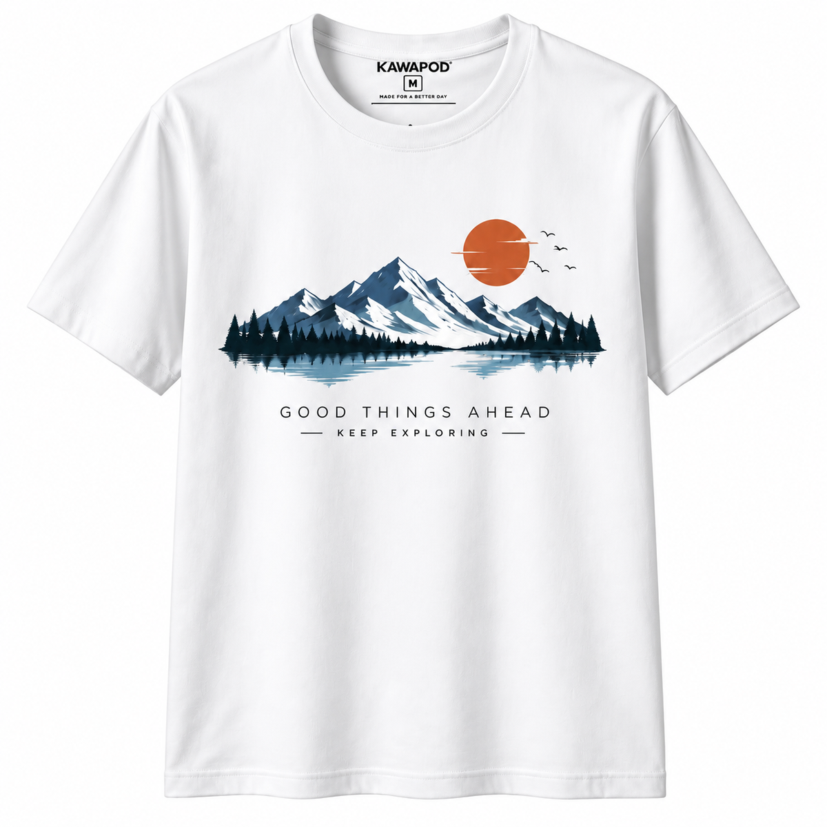 Classic Unisex T-Shirt Mountain Landscape Graphic